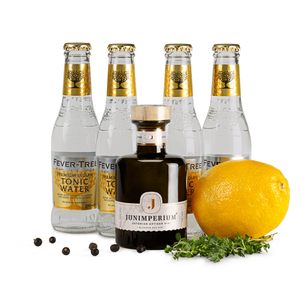 Junimperium Blended Dry Gin G&T kokteilikomplekt 4tk